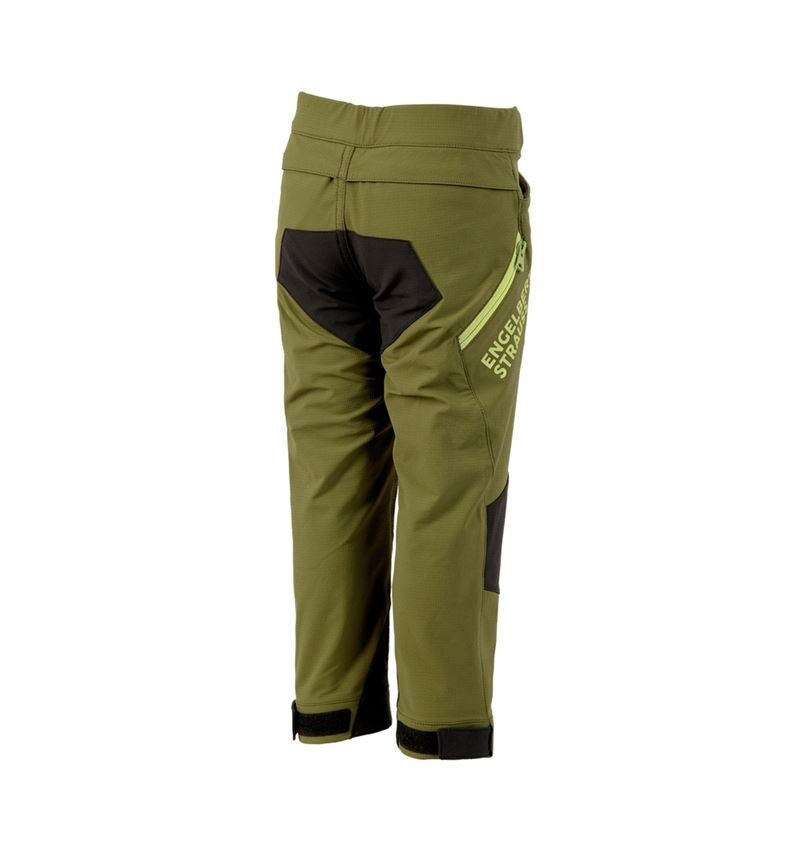 Trousers: Functional trousers e.s.trail, children's + junipergreen/limegreen 3