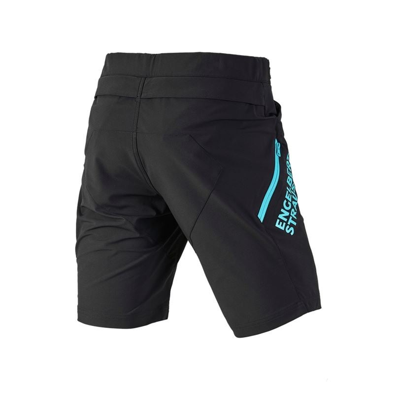 Clothing: Functional short e.s.trail + black/lapisturquoise 3