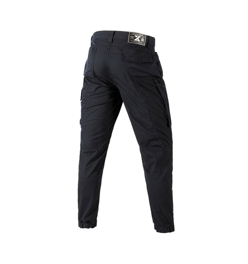 Work Trousers: Cargo trousers e.s.motion ten summer + black 3