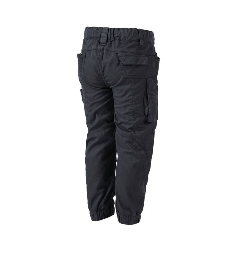 Trousers: Cargo trousers e.s.motion ten summer, children's + black 3