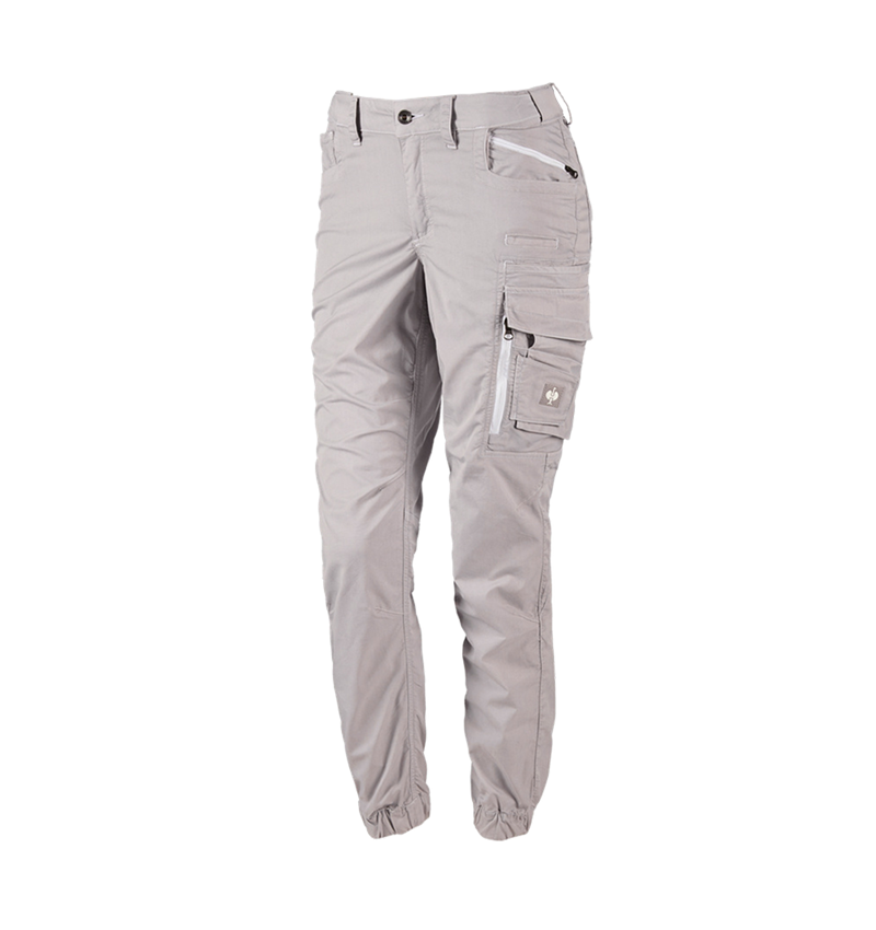 Work Trousers: Cargo trousers e.s.motion ten summer,ladies' + opalgrey 2
