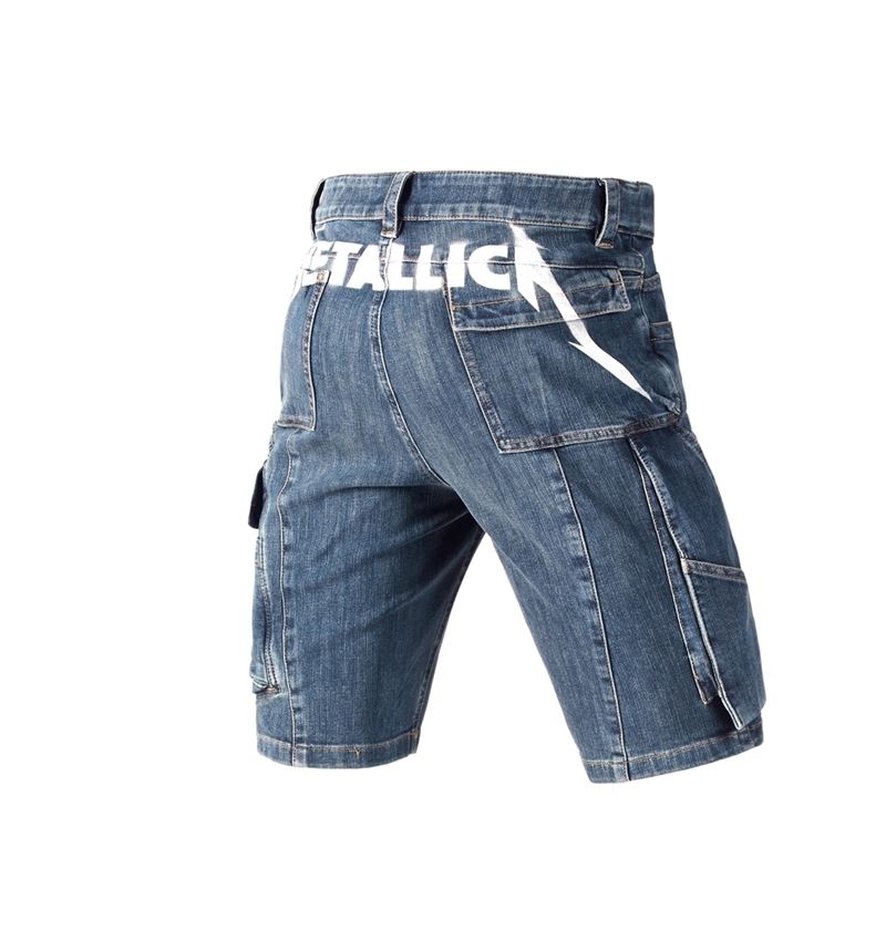 Bekleidung: Metallica denim shorts + stonewashed 4