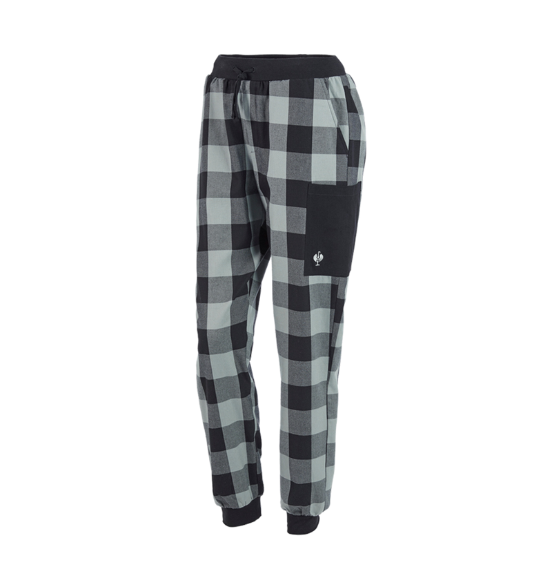 Gift Idea: e.s. Pyjamas trousers, ladies' + stormgrey/black 2