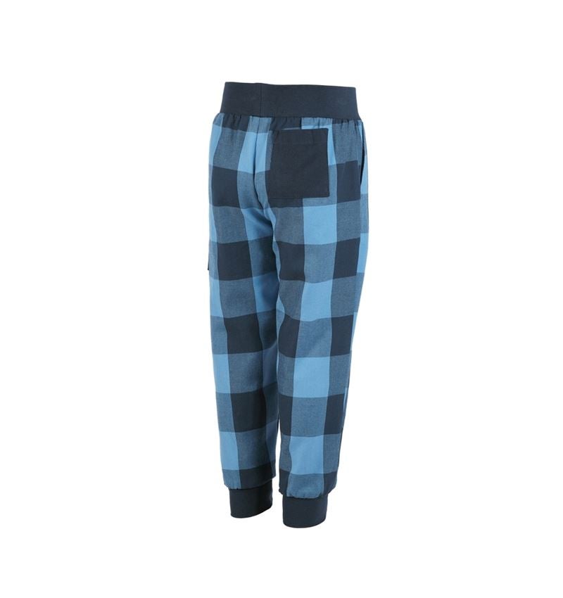 Accessoires: e.s. Pyjama pantalon, enfants + bleu ombre/bleu printemps 3