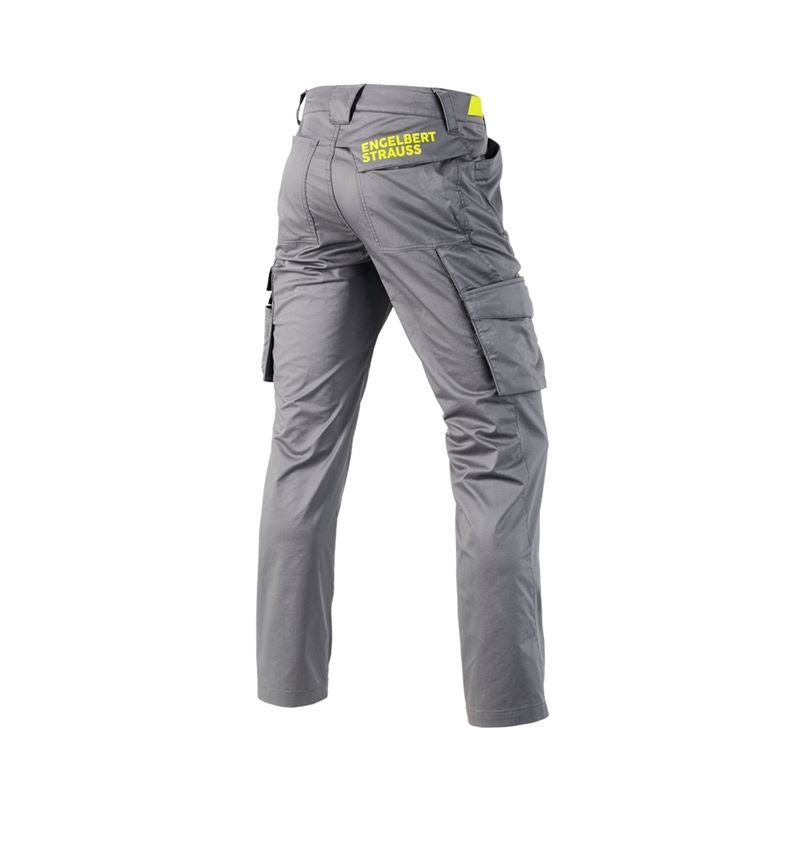 Work Trousers: Cargo trousers e.s.trail + basaltgrey/acid yellow 3
