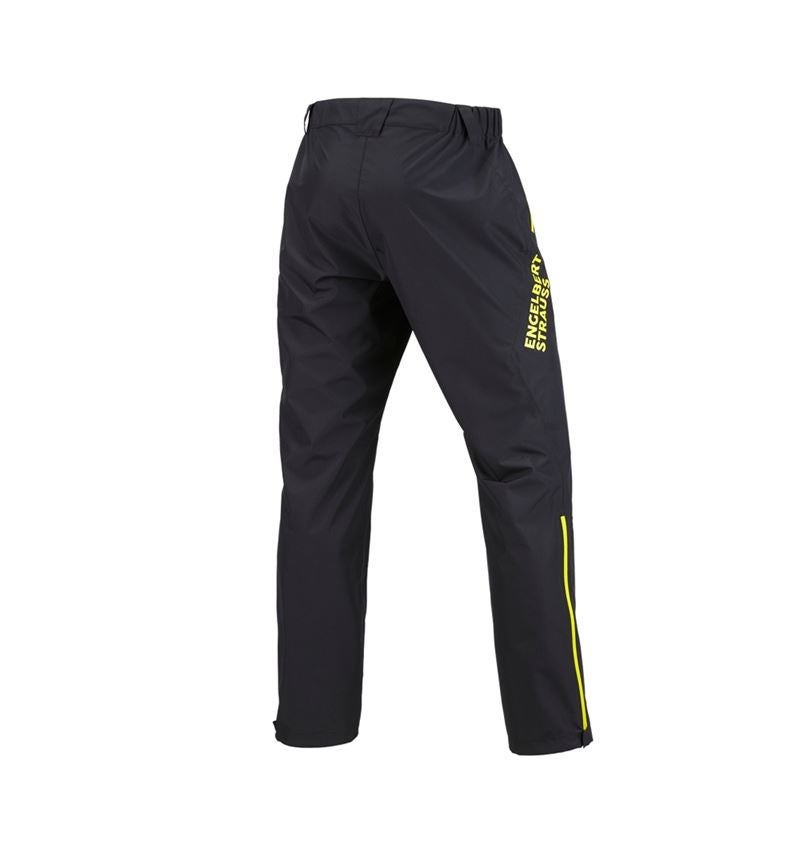 Work Trousers: All weather trousers e.s.trail + black/acid yellow 3