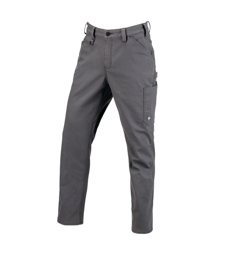 Thèmes: Pantalon à taille élastique e.s.iconic + gris carbone 7
