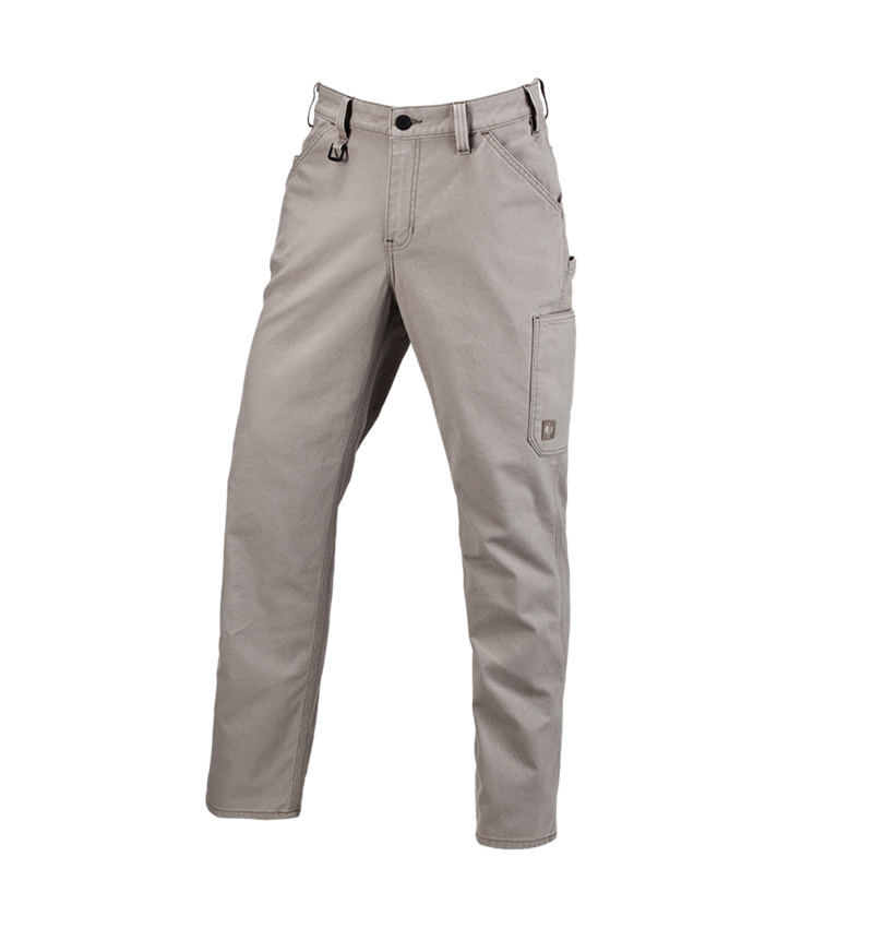 Pantalons de travail: Pantalon à taille élastique e.s.iconic + gris dauphin 5