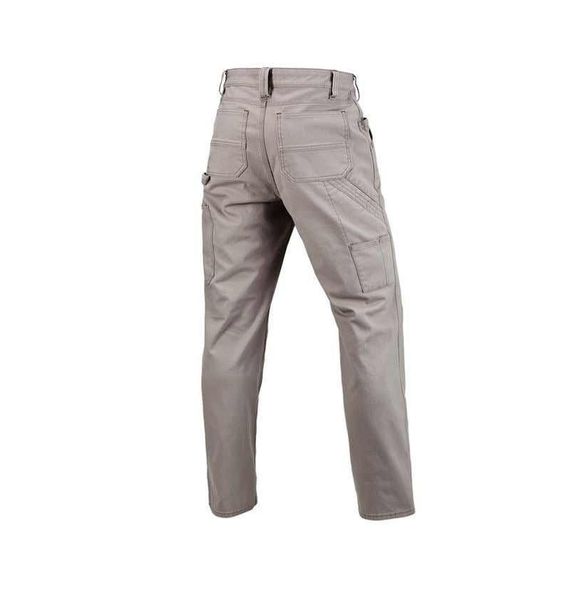 Pantalons de travail: Pantalon à taille élastique e.s.iconic + gris dauphin 6