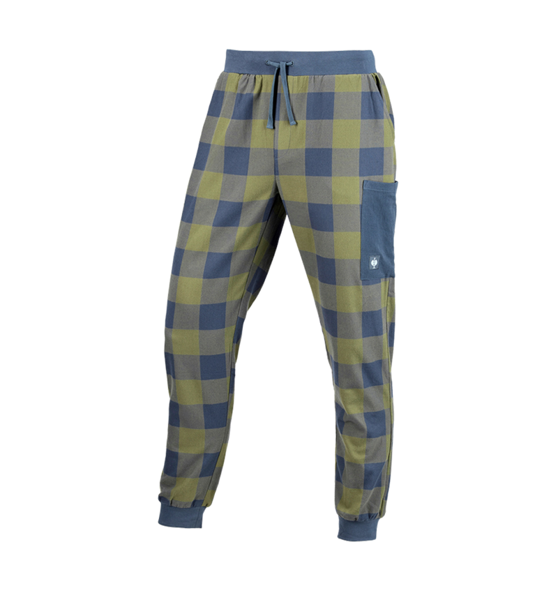 Accessories: e.s. Pyjama Trousers + mountaingreen/oxidblue 3
