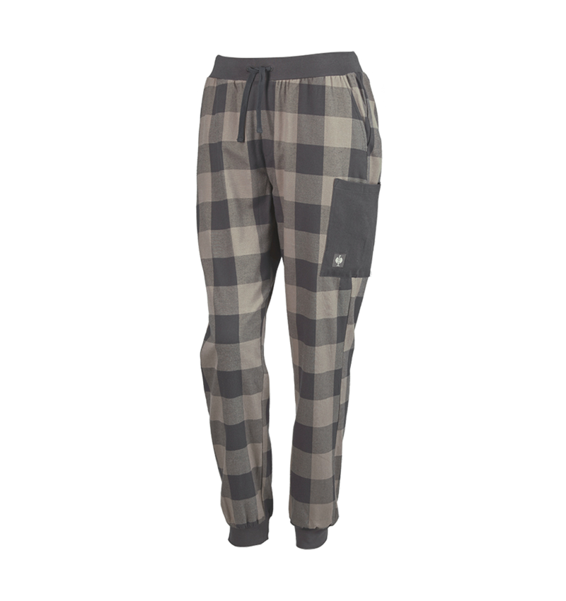 Accessoires: e.s. Pyjama Pantalon, femmes + gris dauphin/gris carbone 5