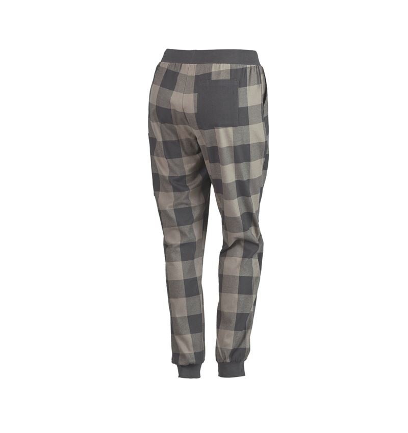 Accessoires: e.s. Pyjama Pantalon, femmes + gris dauphin/gris carbone 6