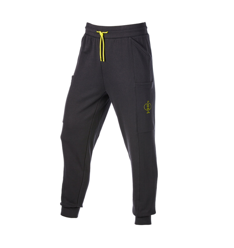 Accessoires: Pantalon sweat light e.s.trail + noir/jaune acide 5