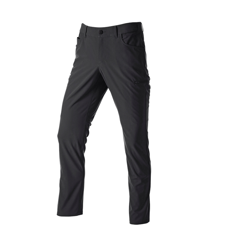 Vêtements: Pantalon de trav. à 5 poches Chino e.s.work&travel + noir 3
