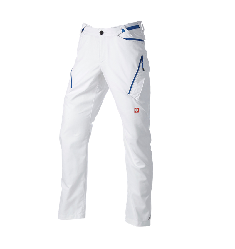 Thèmes: Pantalon à poches multiples e.s.ambition + blanc/bleu gentiane 7