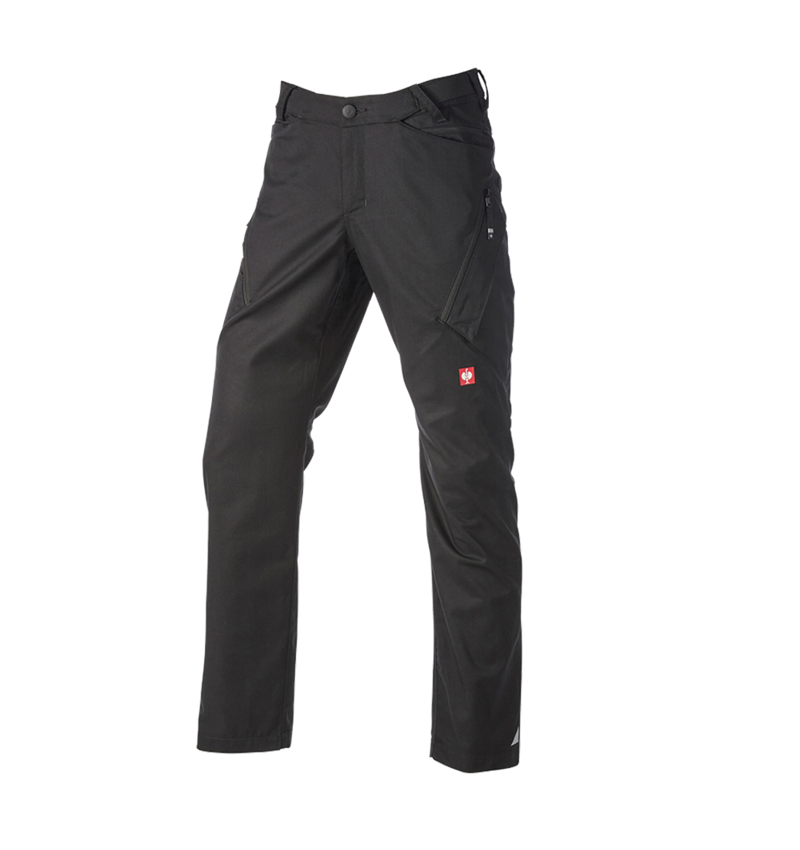 Pantalons de travail: Pantalon à poches multiples e.s.ambition + noir 9