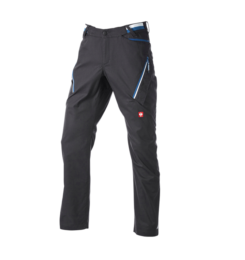Work Trousers: Multipocket trousers e.s.ambition + graphite/gentianblue 6