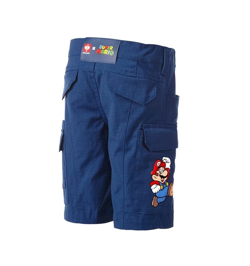 Shorts: Super Mario Cargoshorts, Kinder + alkaliblau 1