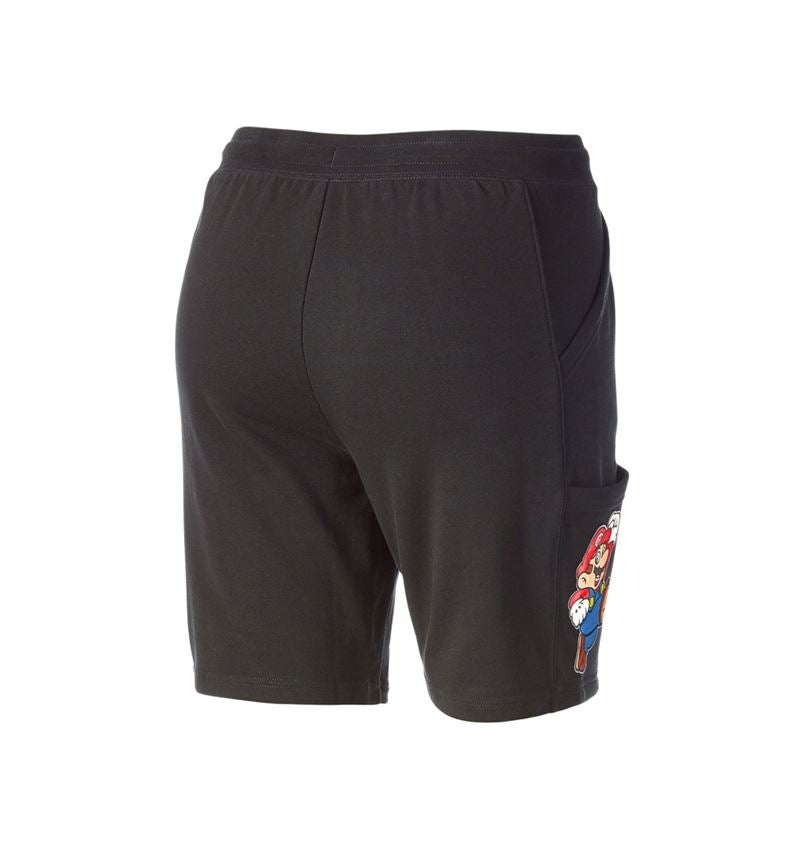 Accessories: Super Mario Sweat shorts, ladies' + black 1