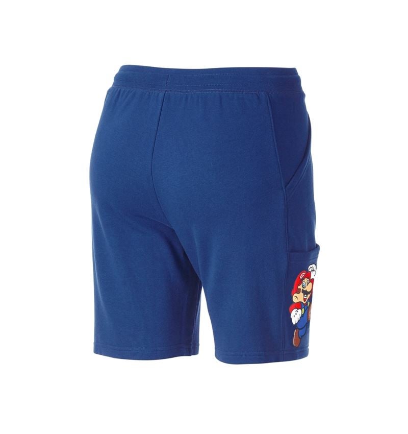 Vêtements: Super Mario Sweat short, femmes + bleu alcalin 1