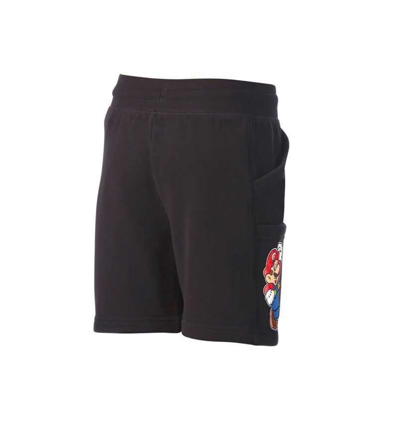 Accessories: Super Mario Sweat shorts, children's + black 1
