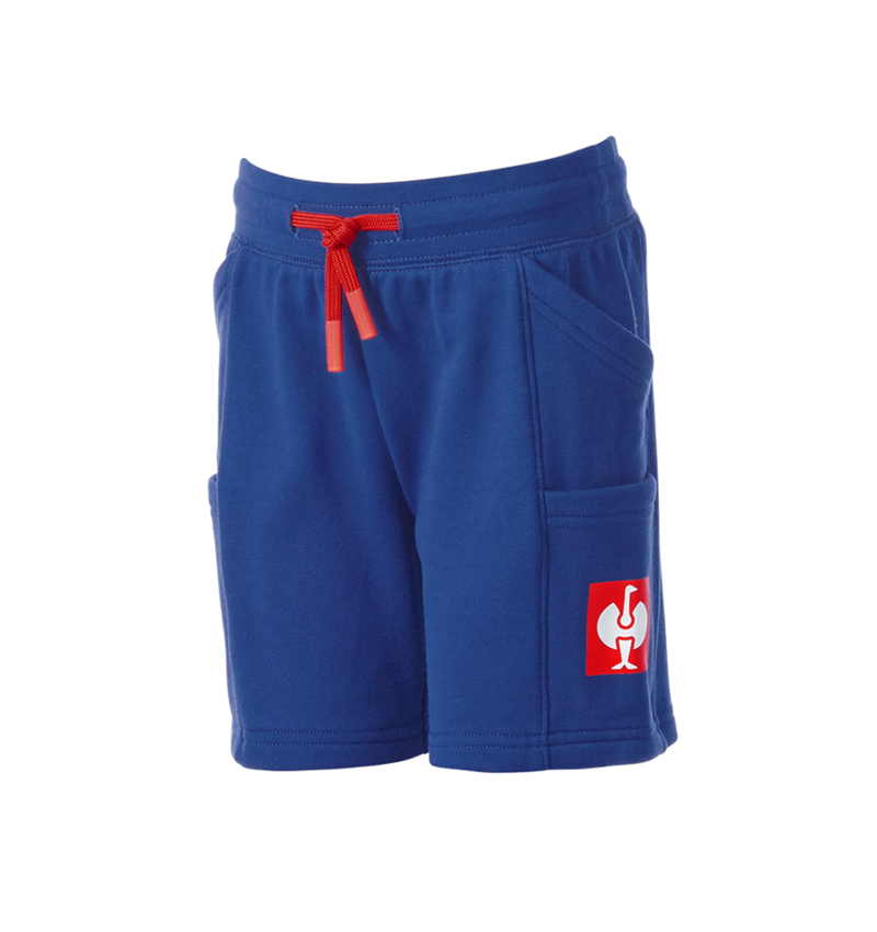 Vêtements: Super Mario Sweat short, enfants + bleu alcalin