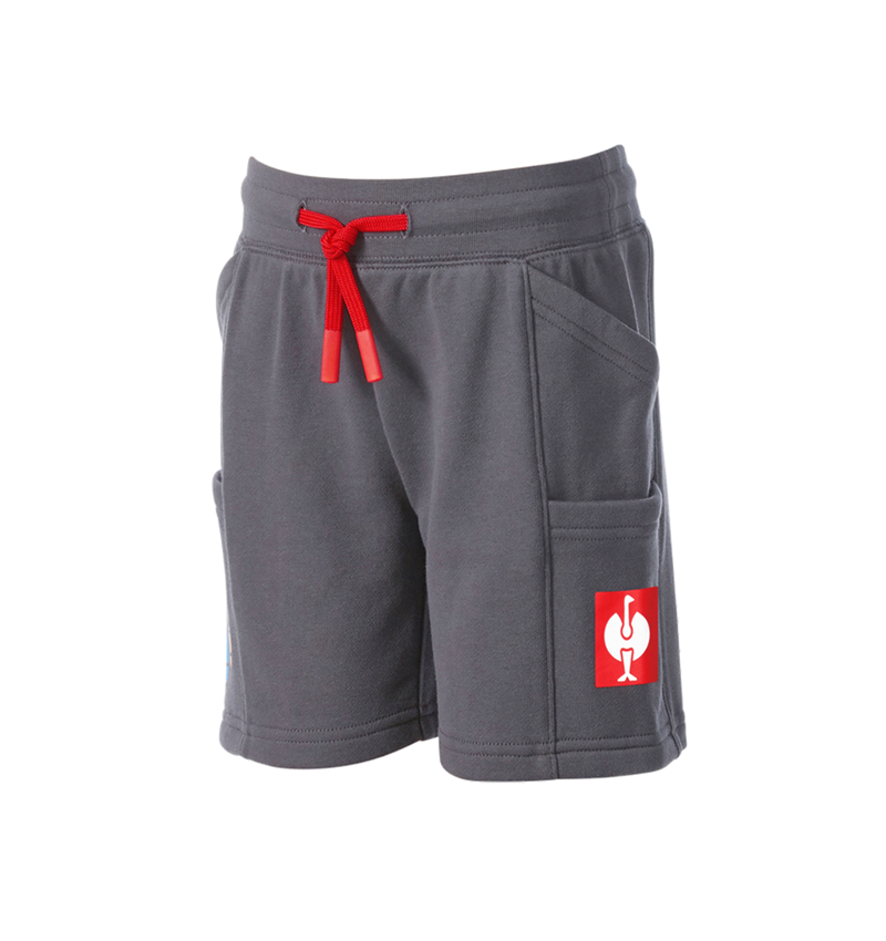Clothing: Super Mario Sweat shorts, children's + anthracite