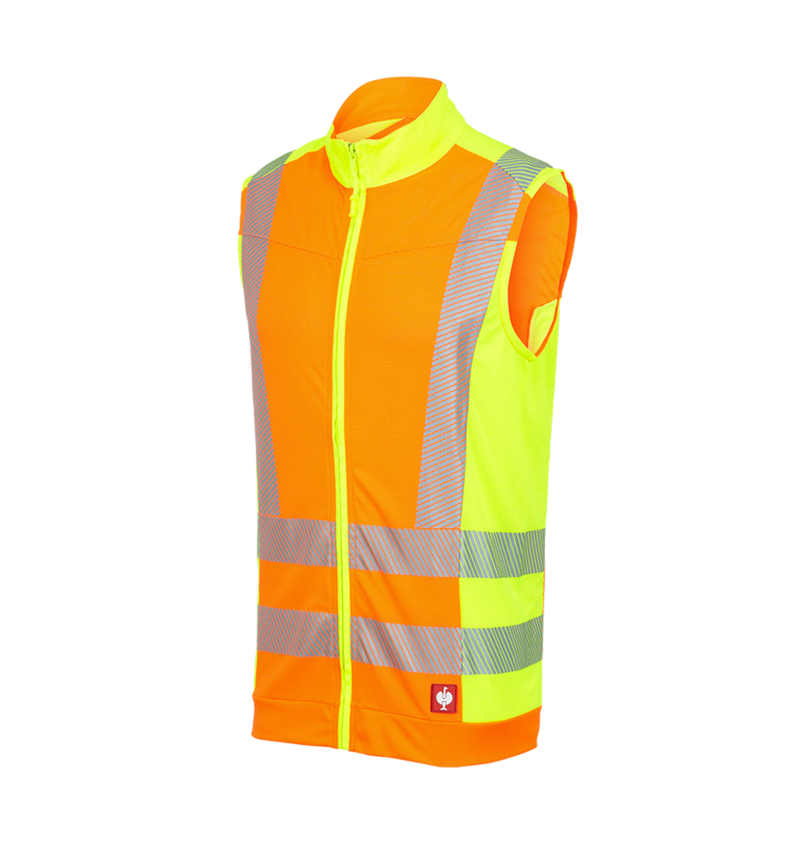 Work Body Warmer: High-vis functional bodywarmer e.s.motion 2020 + high-vis orange/high-vis yellow 2