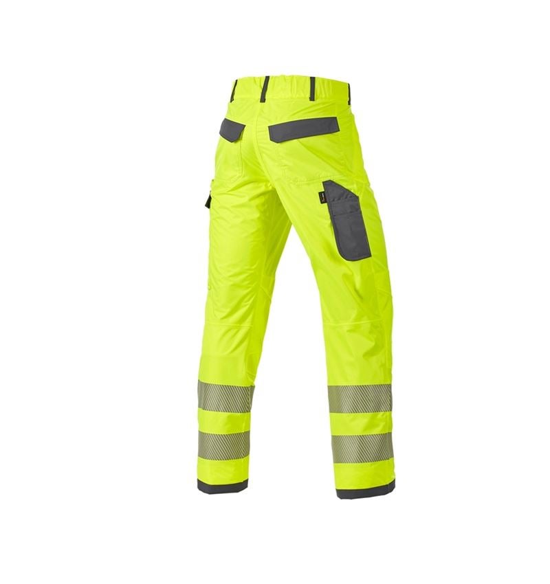 Work Trousers: High-vis functional trousers e.s.prestige + high-vis yellow/grey 2