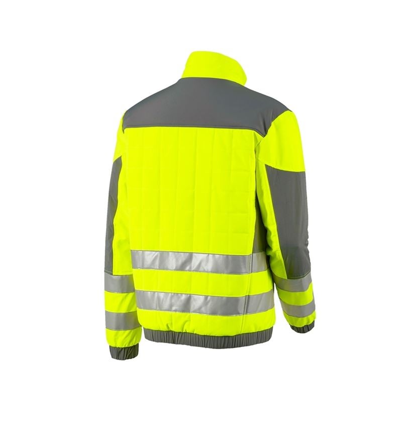 Work Jackets: High-vis jacket e.s.concrete + high-vis yellow/anthracite 3