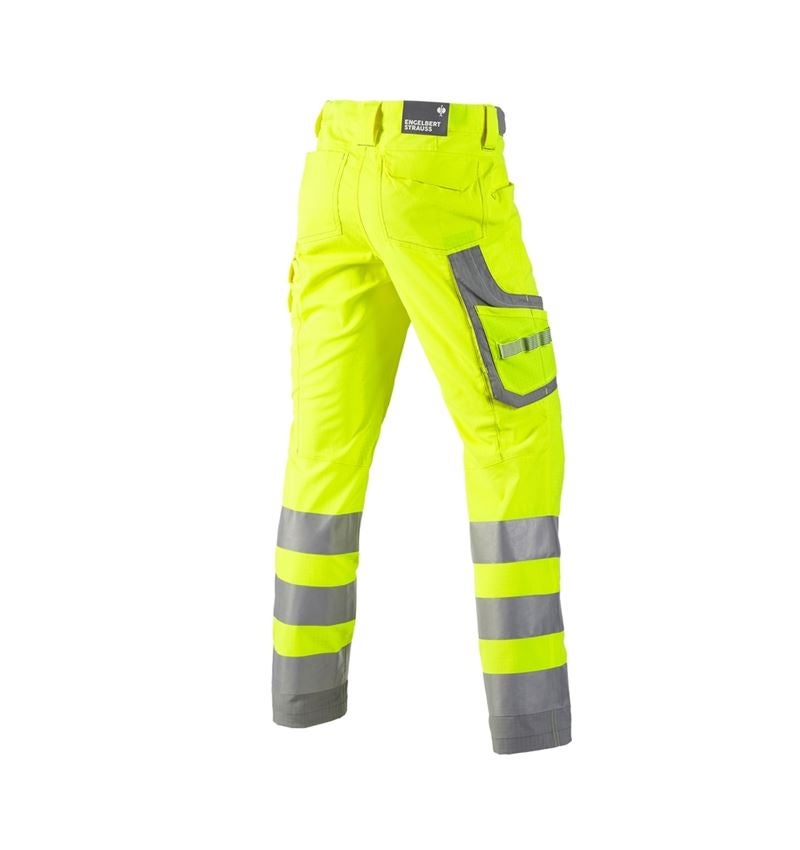 Topics: High-vis cargo trousers e.s.concrete + high-vis yellow/pearlgrey 3
