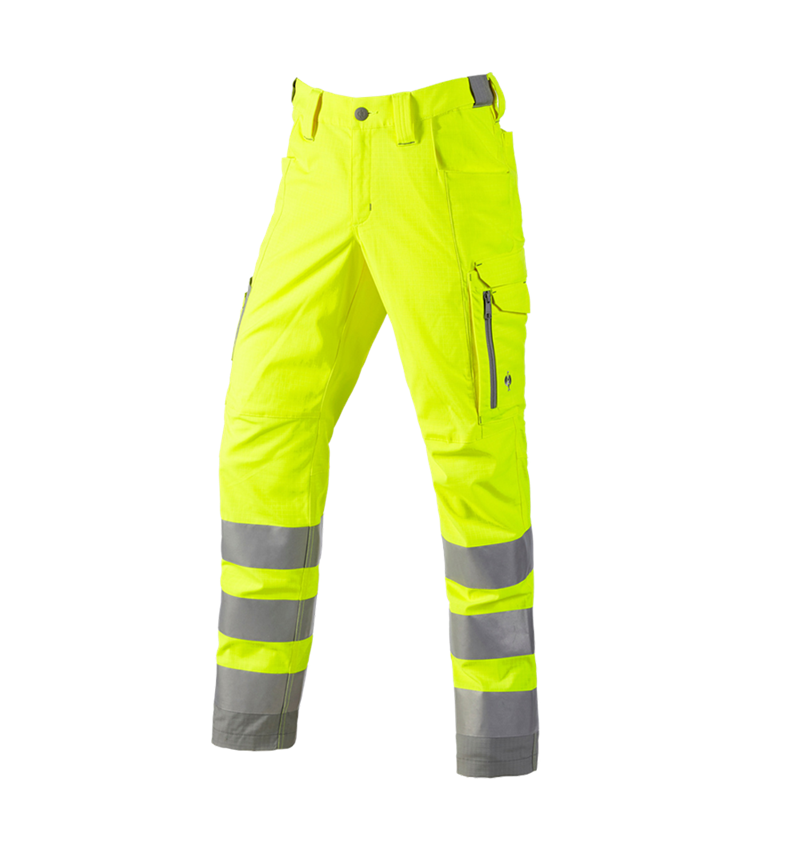 Topics: High-vis cargo trousers e.s.concrete + high-vis yellow/pearlgrey 2