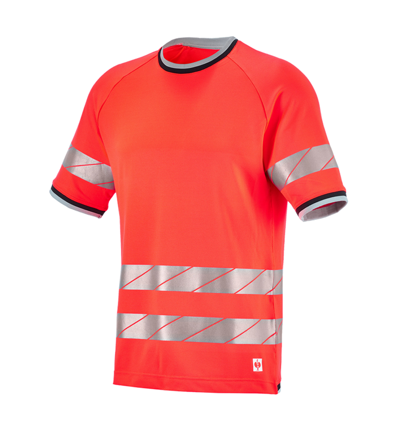 Shirts, Pullover & more: High-vis functional t-shirt e.s.ambition + high-vis red/black 6