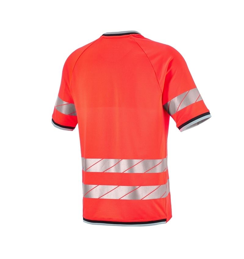 Shirts, Pullover & more: High-vis functional t-shirt e.s.ambition + high-vis red/black 7