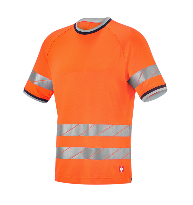 Thèmes: T-shirt fonctionnel signal e.s.ambition + orange fluo/bleu foncé 8