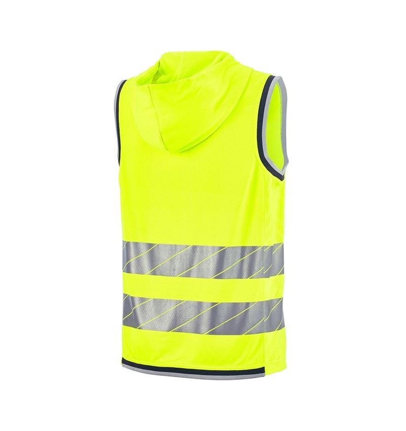 Clothing: High-vis functional bodywarmer e.s.ambition + high-vis yellow/anthracite 12