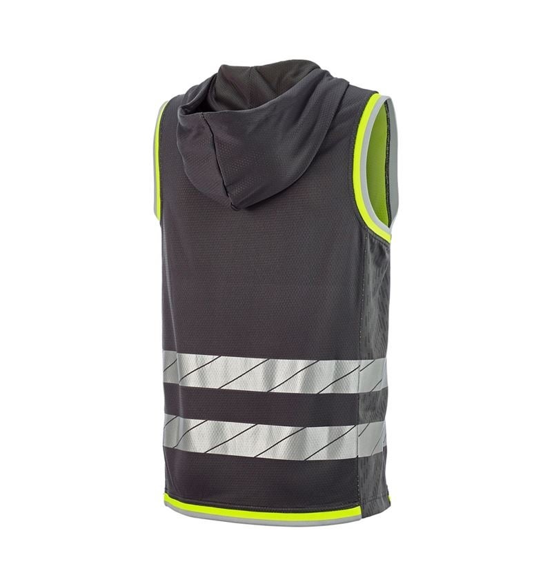Clothing: Reflex functional bodywarmer e.s.ambition + anthracite/high-vis yellow 9
