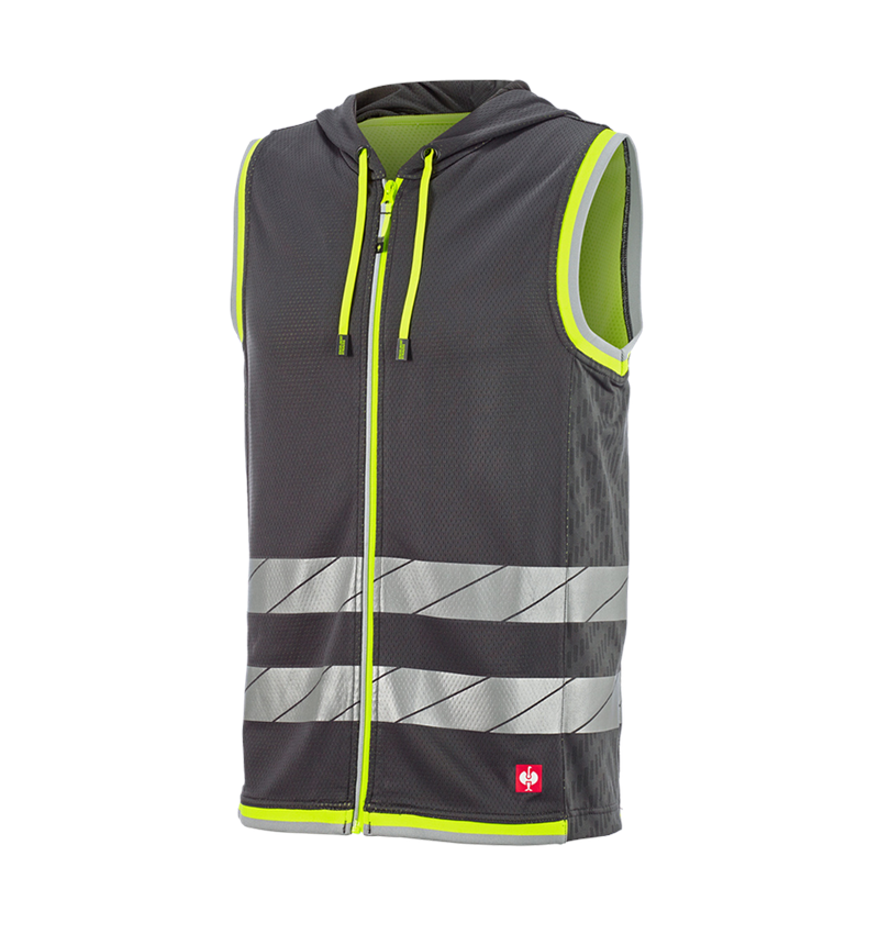 Clothing: Reflex functional bodywarmer e.s.ambition + anthracite/high-vis yellow 8