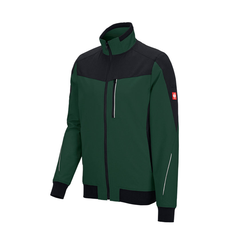 Work Jackets: Functional jacket e.s.dynashield + green/black 2