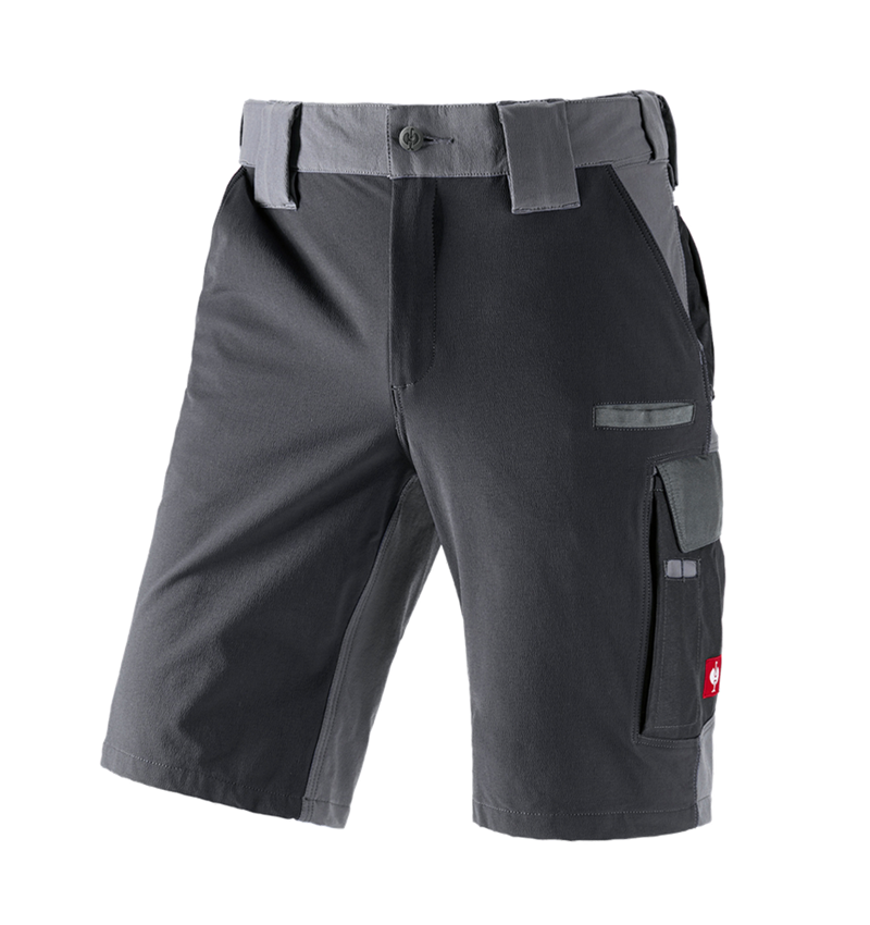 Pantalons de travail: Short fonctionnel e.s.dynashield + ciment/graphite 1