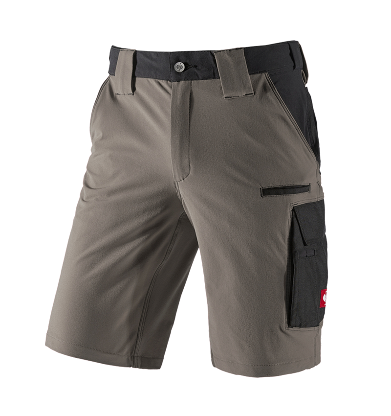 Work Trousers: Functional short e.s.dynashield + stone/black 2