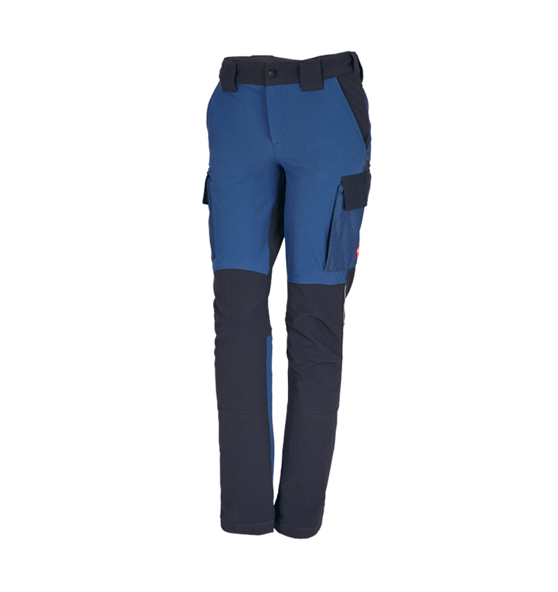Pantalons de travail: Fonct. pantalon Cargo e.s.dynashield, femmes + cobalt/pacifique 2
