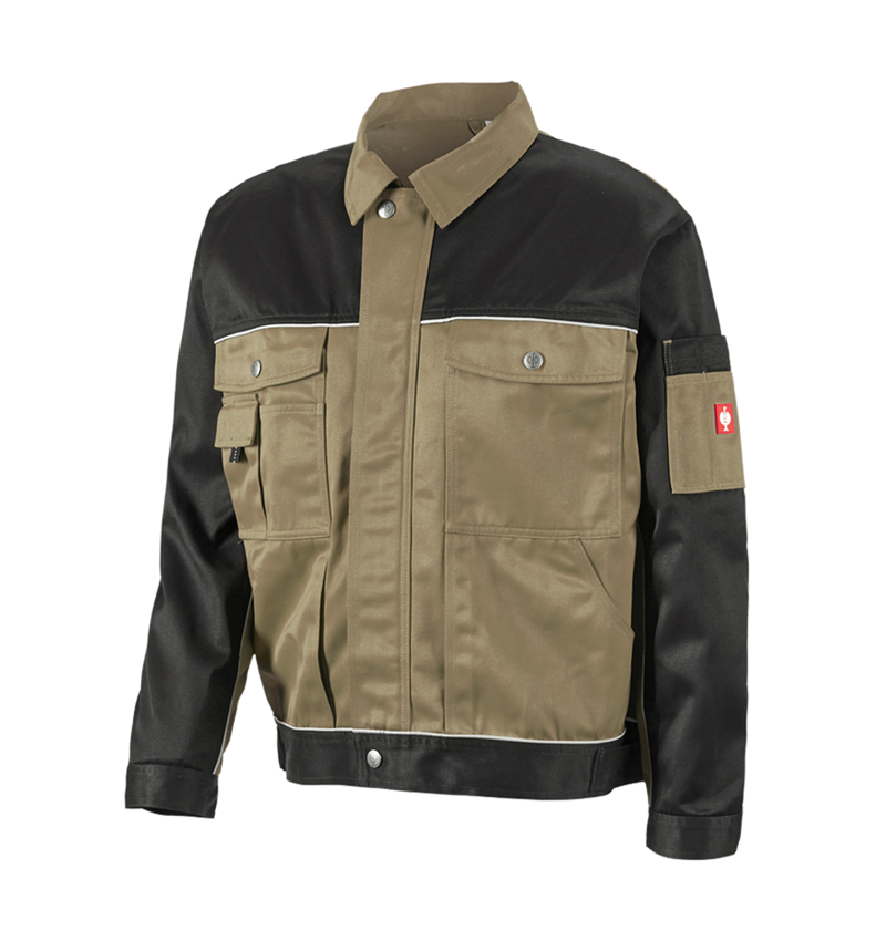 Work Jackets: Work jacket e.s.image + khaki/black