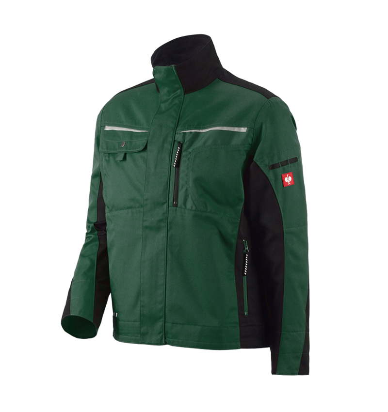 Work Jackets: Jacket e.s.motion + green/black 2