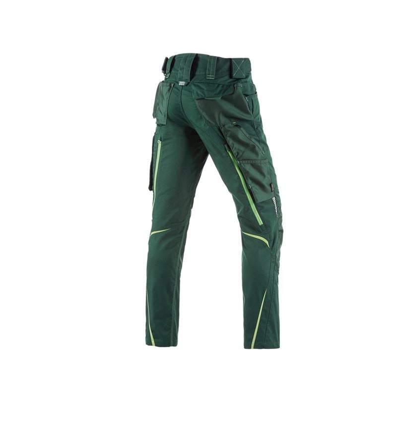 Plumbers / Installers: Trousers e.s.motion 2020 + green/seagreen 3
