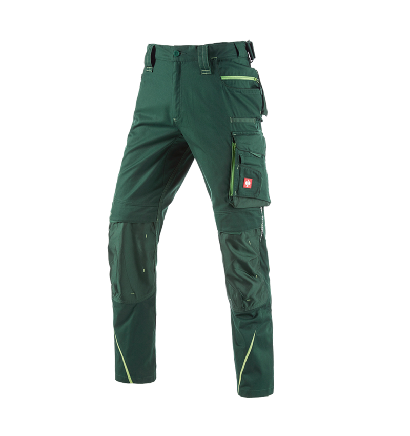 Plumbers / Installers: Trousers e.s.motion 2020 + green/seagreen 2