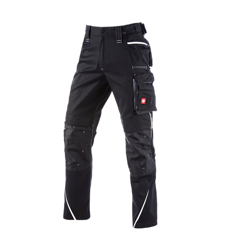 Pantalons de travail: Pantalon à taille élastique e.s.motion 2020 + noir/platine 2