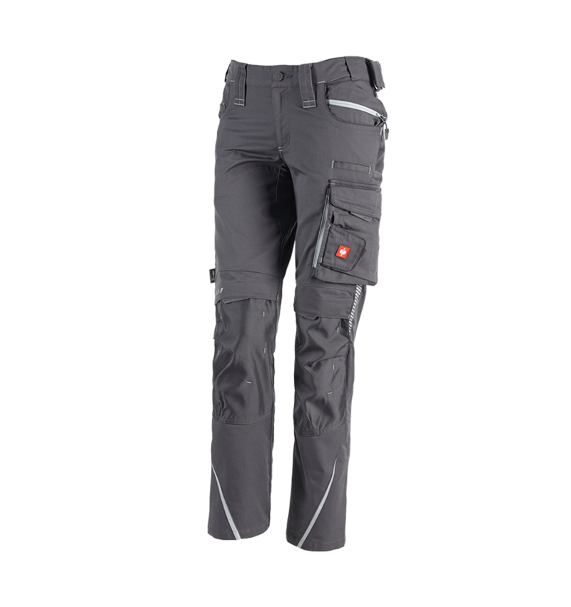Work Trousers: Ladies' trousers e.s.motion 2020 + anthracite/platinum 2