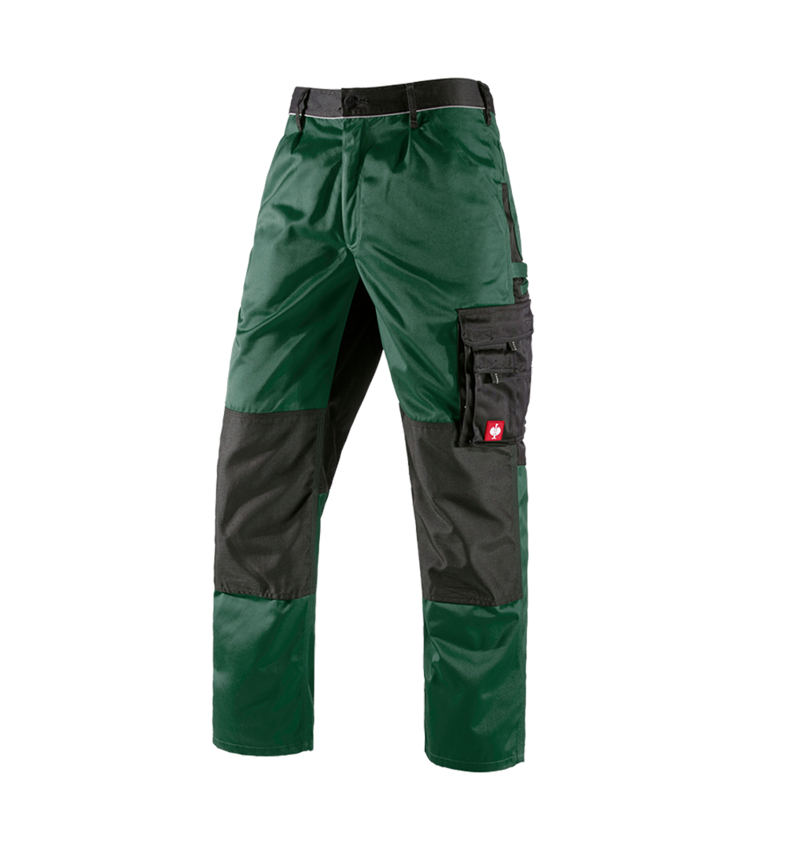 Menuisiers: Pantalon à taille élastique e.s.image + vert/noir 10