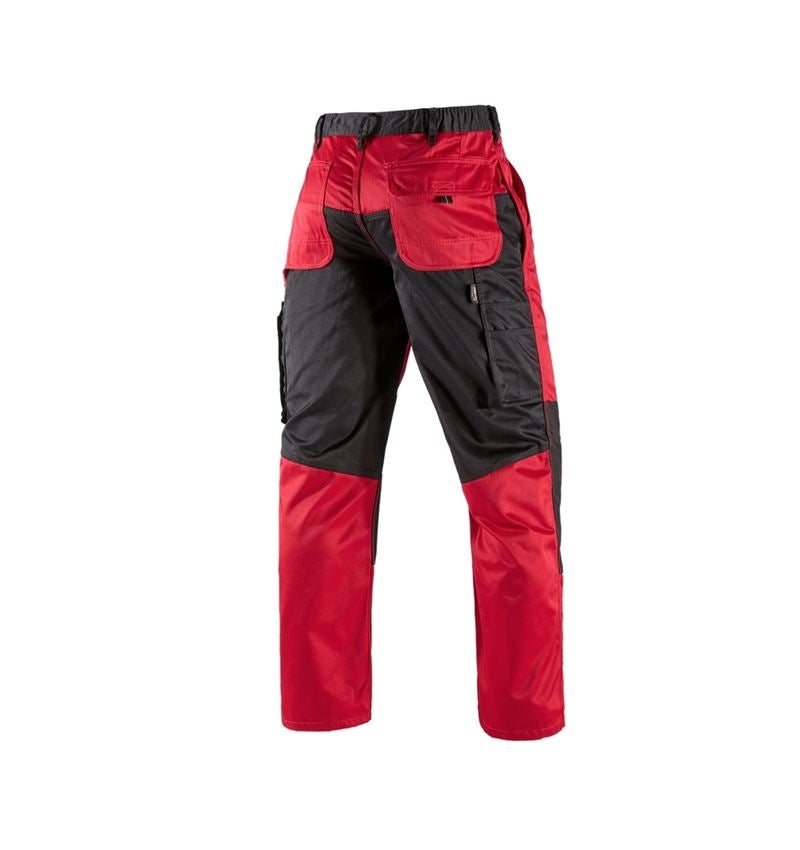 Horti-/ Sylvi-/ Agriculture: Pantalon à taille élastique e.s.image + rouge/noir 9